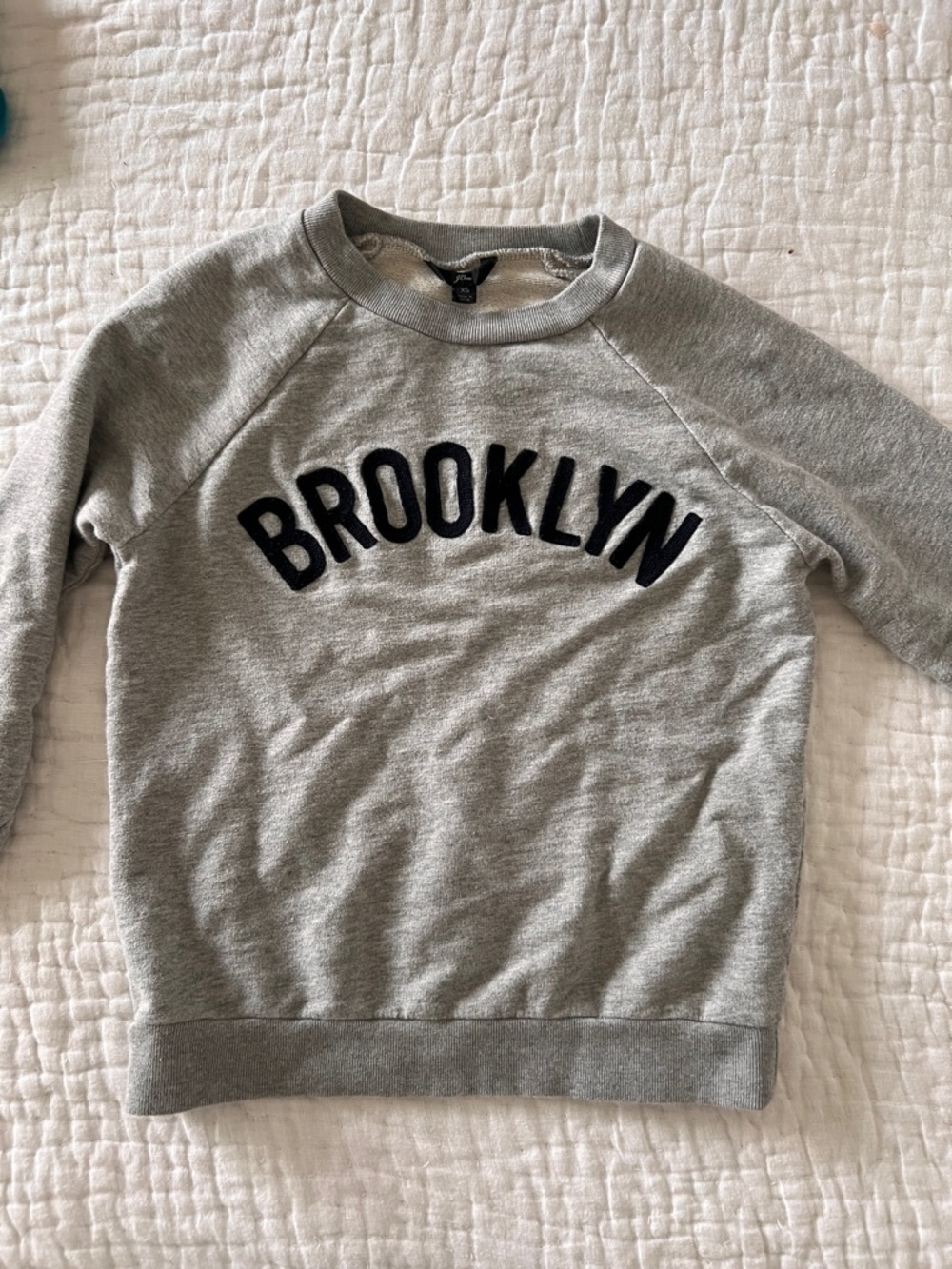 Madewell Gray 'Brooklyn' Crewneck Sweatshirt